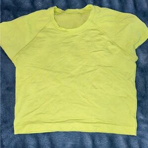 Lululemon Athletica Lime Green Tee